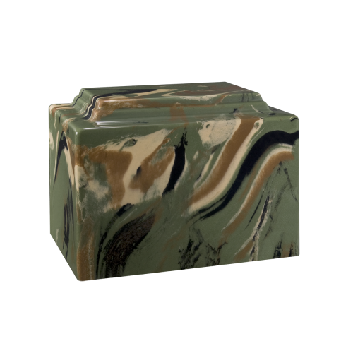 York VII (Camo) - Rectangle, Green/Tan/Black (Adult)