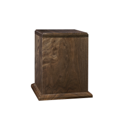 Treasure - Vertical Walnut Rectangle with Base (Adult) Treasure - Vertical Walnut Rectangle with Base (Adult)