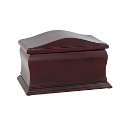 Scala Two – Cherry Hardwood Urn w/Curved Roof (Adult)