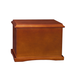 Coronet – Cherry Hardwood Urn (Adult)