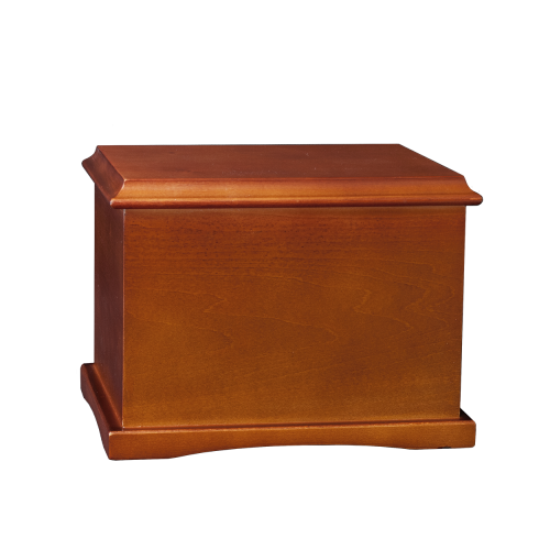 Coronet – Cherry Hardwood Urn (Adult)