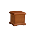 Coronet II Token - Cherry Hardwood Token Urn Coronet II Token - Cherry Hardwood Token Urn