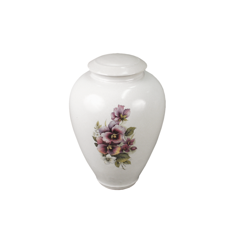 Tivoli I - Classic Vase with Pansy