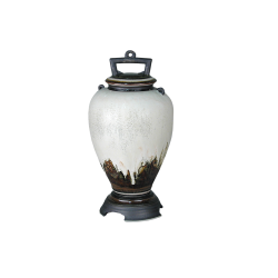 Lava - Handmade with Base/Top, Creme, Earth Tones