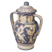 Splendor - Beige/Blue Vase with Handles  (Adult) Splendor - Beige/Blue Vase with Handles  (Adult)