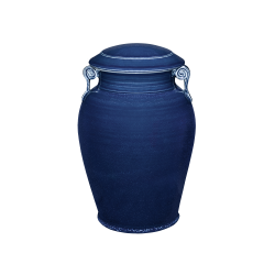 Corinthian II - Blue Companion Vase