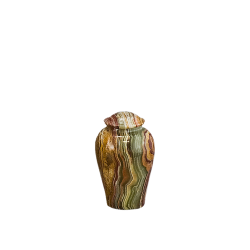 Onyx Vase Token - Tan/Rust/Green/White Onyx Vase (Token)