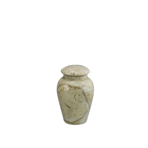 Grecian Travertine Token - Creme/Tan/Rose Vase (Token)