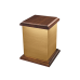 Yukon I - Cube Bronze with Hardwood Lid & Base (Adult) Yukon I - Cube Bronze with Hardwood Lid & Base (Adult)
