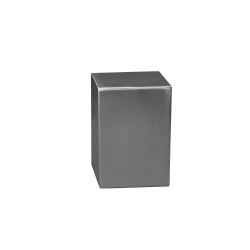 Satin S/S Small Plain Cube - Satin Stainless Steel Cube Plain (Small) Satin S/S Small Plain Cube - Satin Stainless Steel Cube Plain (Small)