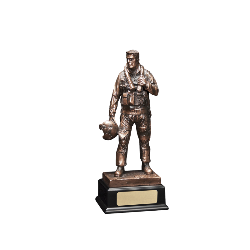 Air Force Pilot - Sculpted Pilot Figure w/Base