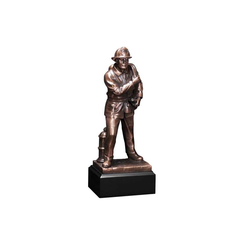 Firefighter - Sculpted Firefighter w/Base