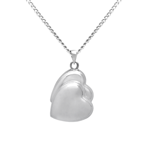 Companion Heart - Sterling Silver with Chain