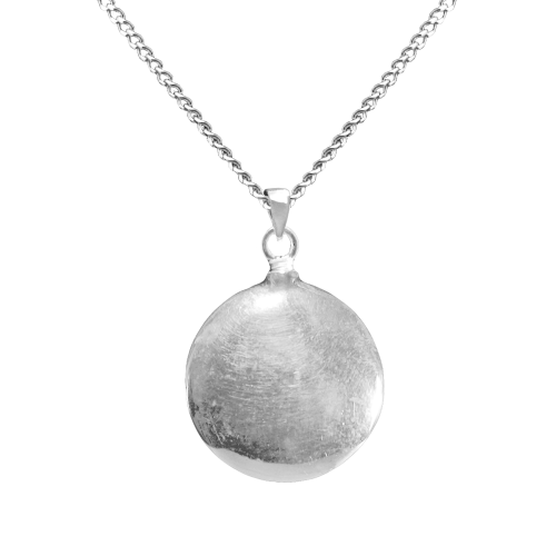 Disc - Sterling Silver with Chain
