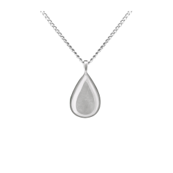 Tear Drop - Sterling Silver with Chain
