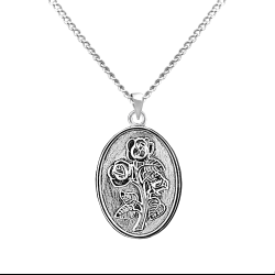 Rose - Sterling Silver with Chain