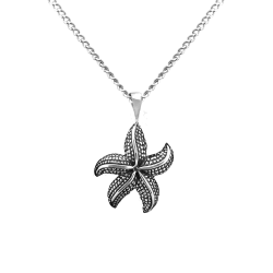 Starfish - Sterling Silver with Chain