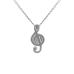 Treble Cleff - Sterling Silver with Chain