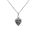 Filigreed Heart - Sterling Silver with Chain
