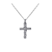 Roped Cross    - Stainless Steel with Chain