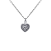 Antiqued Heart - Stainless Steel with Chain Antiqued Heart - Stainless Steel with Chain