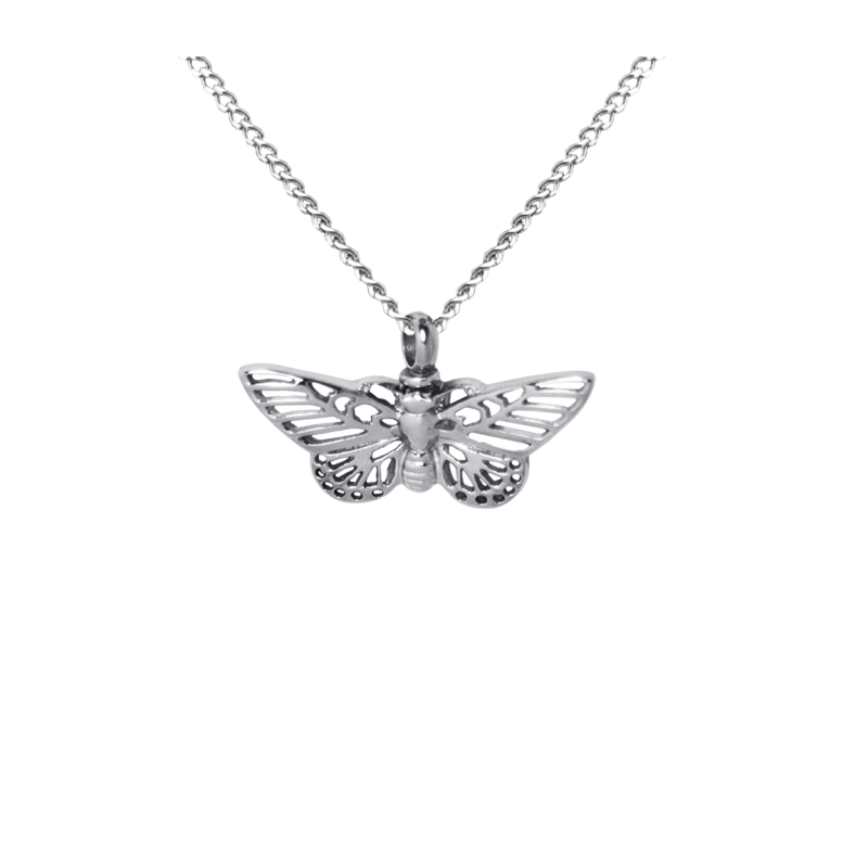 Butterfly - Stainless Steel with Chain