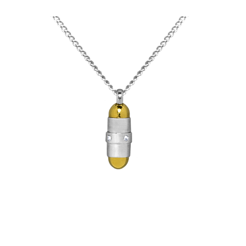 Bullet - Stainless Steel with Chain