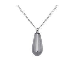 Teardrop - Stainless Steel with Chain