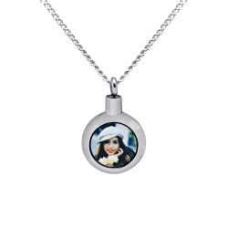 Round Blank Pendant - Stainless Steel Round Blank Pendant