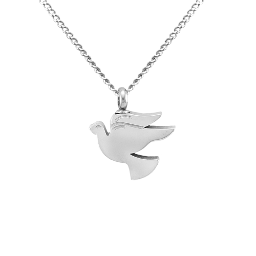 Dove  - Stainless Steel with Chain