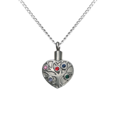 Family Tree  - Stainless Steel with Chain