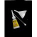 Glue, pin, funnell