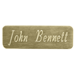 Nameplate - w/ Rounded Corners Nameplate - w/ Rounded Corners