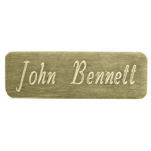 Nameplate - w/ Rounded Corners