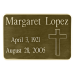 Nameplate - Rectangle Brass with Rounded Corners Nameplate - Rectangle Brass with Rounded Corners