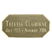 Nameplate - Octagonal Brass Nameplate - Octagonal Brass