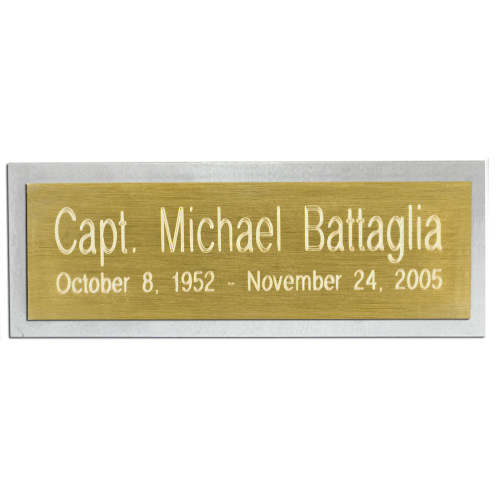 Nameplate  - Rectangle