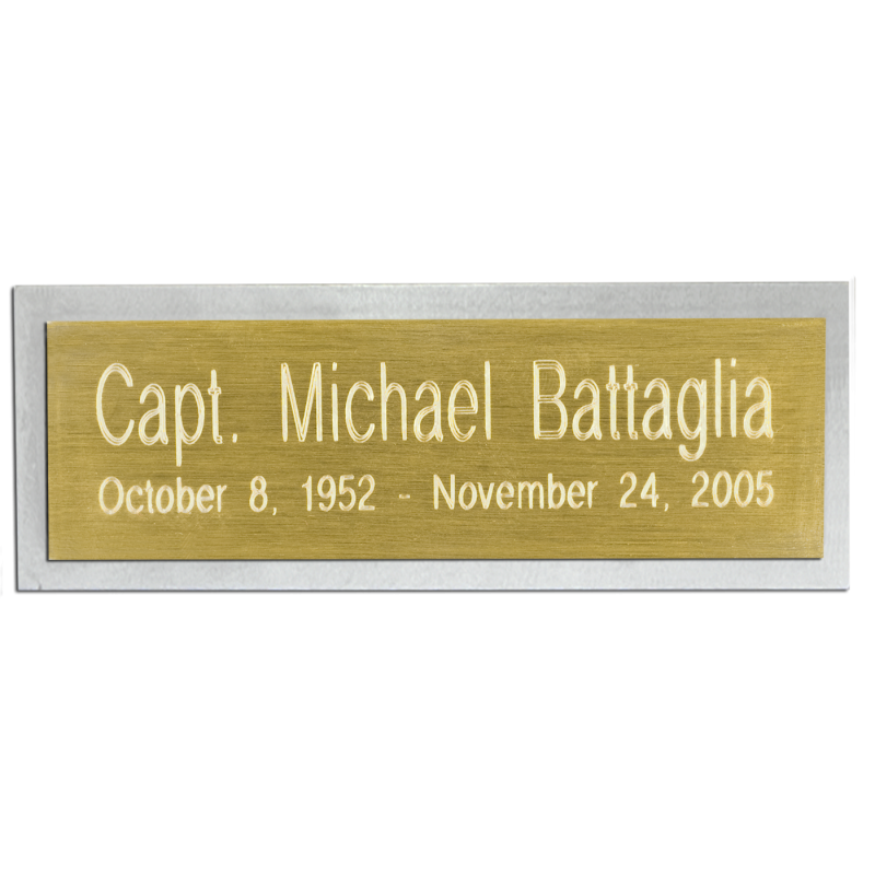 Nameplate  - Rectangle