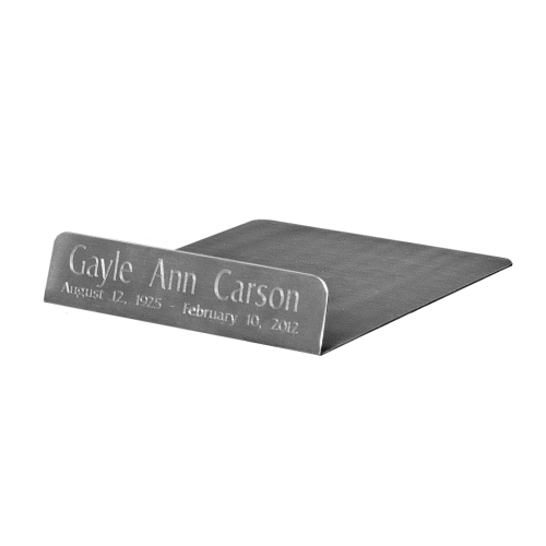 Urn Base Plate - Pewter