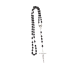 Black Rosary - Black Plastic Bead Black Rosary - Black Plastic Bead
