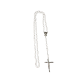 White Rosary - White Plastic Bead