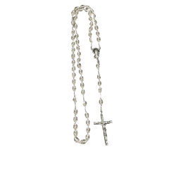 Clear Rosary - Clear Plastic Bead