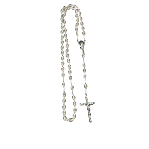 Clear Rosary - Clear Plastic Bead
