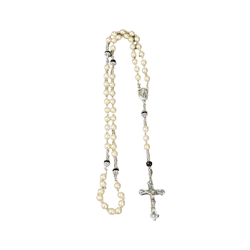 Glass Pearl Rosary - Glass Pearl Rosary  Bead