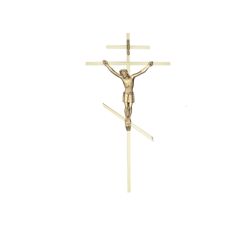 Crucifix/Cross - 10" Slimline Russian Orthodox