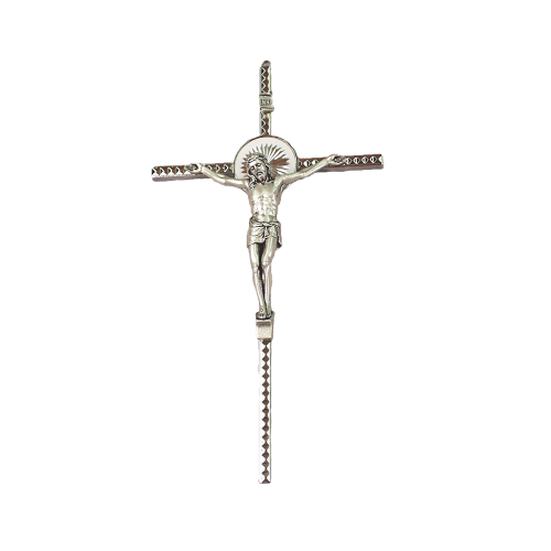 8" Silver Crucifix - Silver Crucifix