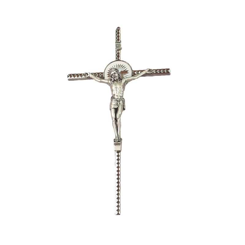 8" Silver Crucifix - Silver Crucifix