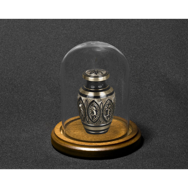 Vista - Glass Dome w/ Walnut Base Vista - Glass Dome w/ Walnut Base
