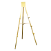 Gold Easel, 5 ft. - Anodized Easel with 3 Display Levels