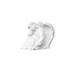 Angel Face in Hands - Marble